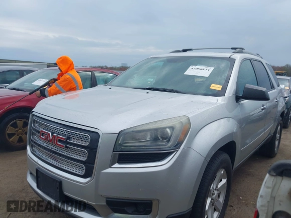 2013 GMC Acadia SLE with VIN 1GKKRPKD4DJ263748, listed as a IAAI auction lot 42080834 with 60,949 mi miles and . Bid and sale history available at DreamBid. Image 2.