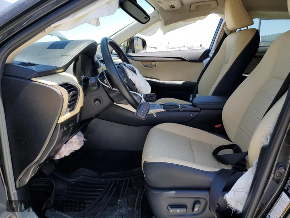 2021 Lexus NX with VIN JTJDARBZ9M2181900, listed as a Copart auction lot 50131785 with 35,595 mi miles and Salvage Title. Bid and sale history available at carsss.com. Image 7.