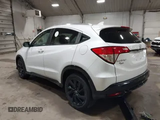 2022 Honda HR-V Sport with VIN 3CZRU6H10NM741811, listed as a IAAI auction lot 41470474 with 27,636 mi miles. Bid and sale history available at carsss.com. Image 3.