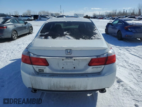 2014 Honda Accord Sedan Sport with VIN 1HGCR2F56EA809989, listed as a Copart auction lot 46442925 with 310,883 mi miles and Salvage Title. Bid and sale history available at carsss.com. Image 6.