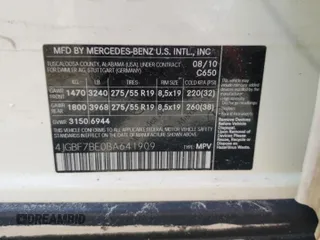 2011 Mercedes-Benz GL-Class GL 450 with VIN 4JGBF7BE0BA641909, listed as a Copart auction lot 74734044 with 0 mi miles and Salvage Title. Bid and sale history available at carsss.com. Image 14.