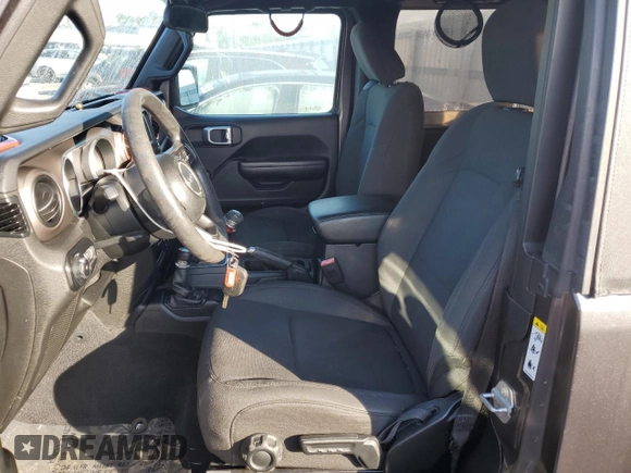 2018 Jeep Wrangler Sport with VIN 1C4GJXAG1JW219516, listed as a Copart auction lot 85608774 with 89,488 mi miles and Salvage Title. Bid and sale history available at DreamBid. Image 7.