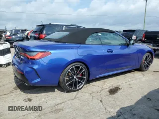 2023 BMW 4 Series M440i xDrive with VIN WBA63AT03PCM23132, listed as a Copart auction lot 60886203 with 1,340 mi miles. Bid and sale history available at carsss.com. Image 3.