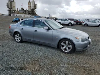 2005 BMW 5 Series 530i with VIN WBANA73585CR60267, listed as a Copart auction lot 47089185 with 244,533 mi miles and Clean Title. Bid and sale history available at DreamBid. Image 4.