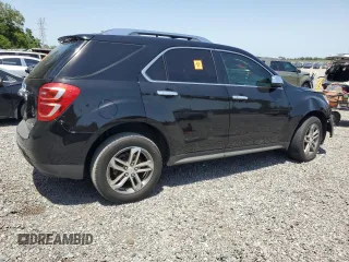 2016 Chevrolet Equinox LTZ with VIN 2GNALDEKXG6194526, listed as a Copart auction lot 56898175 with 107,485 mi miles and Salvage title. Bid and sale history available at DreamBid. Image 3.