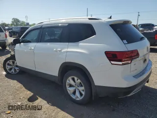 2018 Volkswagen Atlas SE z VIN 1V2KR2CA9JC580829, wystawiony jako Copart lot #53836245 z przebiegiem 93 194 mil mil oraz Szkoda całkowita • Salvage title. Historia ofert i sprzedaży dostępna na DreamBid. Obrazek 2.