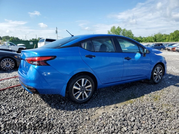2024 Nissan Versa S z VIN 3N1CN8DV8RL849203, wystawiony jako Copart lot #56414195 z przebiegiem 22 127 mil mil oraz Szkoda całkowita • Salvage title. Historia ofert i sprzedaży dostępna na DreamBid. Obrazek 3.