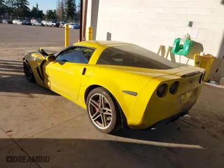 2007 Chevrolet Corvette Z06 with VIN 1G1YY26E275125565, listed as a IAAI auction lot 41459059 with 1 mi miles. Bid and sale history available at carsss.com. Image 3.