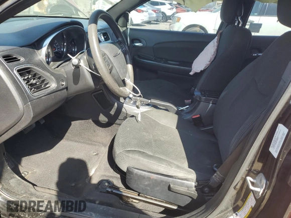 2012 Chrysler 200 LX with VIN 1C3CCBAB2CN117509, listed as a Copart auction lot 48689545 with 243,553 mi miles and Salvage Title. Bid and sale history available at carsss.com. Image 7.
