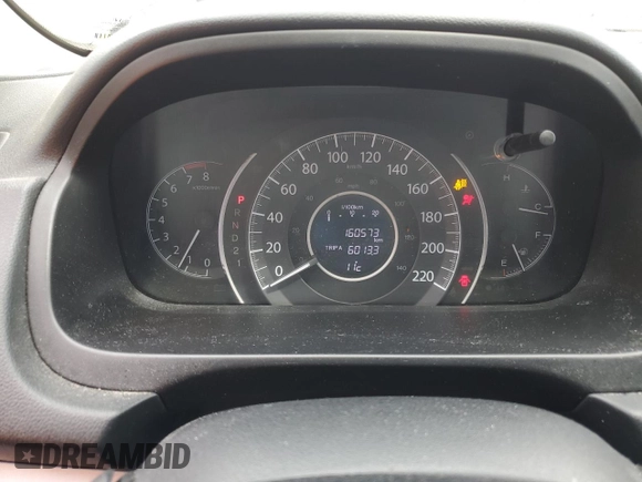 2014 Honda CR-V EX z VIN 2HKRM4H56EH129521, wystawiony jako Copart lot #55277995 z przebiegiem 160 573 mil mil oraz Czysty tytuł • Clean title. Historia ofert i sprzedaży dostępna na DreamBid. Obrazek 9.