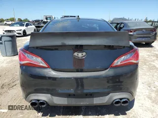2016 Hyundai Genesis Coupe 3.8L Base with VIN KMHHT6KJ5GU133760, listed as a Copart auction lot 49786645 with 71,203 mi miles and Salvage Title. Bid and sale history available at carsss.com. Image 6.