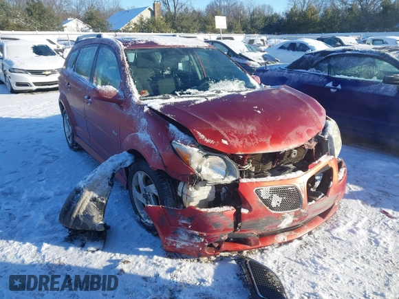 2008 Pontiac Vibe with VIN 5Y2SL67848Z422794, listed as a IAAI auction lot 41339618 with Not Provided miles. Bid and sale history available at carsss.com. Image 6.