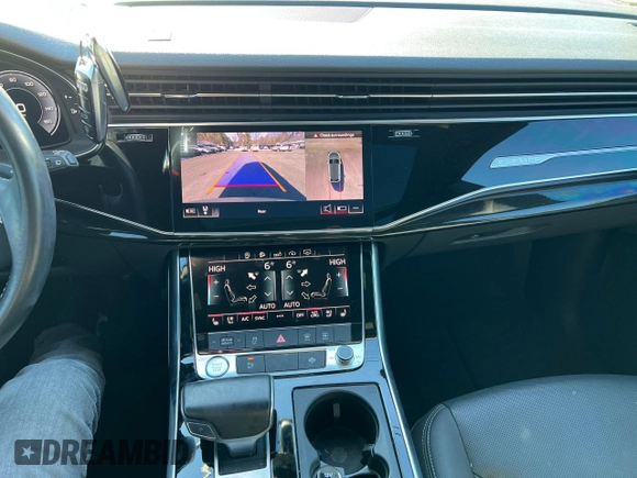 2019 Audi Q8 Premium Plus with VIN WA1EVAF14KD017080, listed as a Copart auction lot 43855065 with 102,846 mi miles and Clean Title. Bid and sale history available at carsss.com. Image 10.