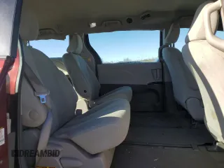 2012 Toyota Sienna with VIN 5TDKA3DC8CS016489, listed as a Copart auction lot 46416595 with 136,037 mi miles and Salvage Title. Bid and sale history available at DreamBid. Image 12.