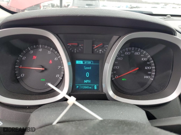 2015 Chevrolet Equinox LT with VIN 2GNALBEK2F1165277, listed as a Copart auction lot 50765465 with 112,848 mi miles and Salvage Title. Bid and sale history available at carsss.com. Image 9.