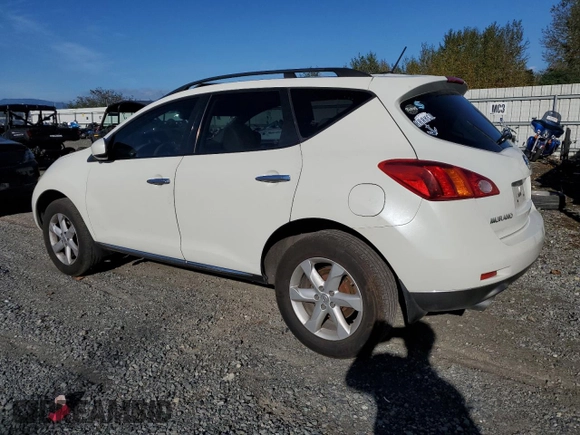 2010 Nissan Murano SL with VIN JN8AZ1MW2AW107407, listed as a Copart auction lot 71677534 with 189,402 mi miles and Clean Title. Bid and sale history available at carsss.com. Image 2.