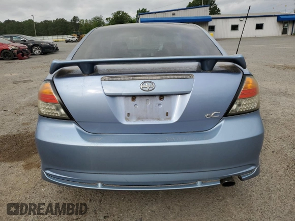 2008 Scion tC Spec with VIN JTKDE167180226016, listed as a Copart auction lot 53718005 with 117,463 mi miles and Salvage Title. Bid and sale history available at DreamBid. Image 6.