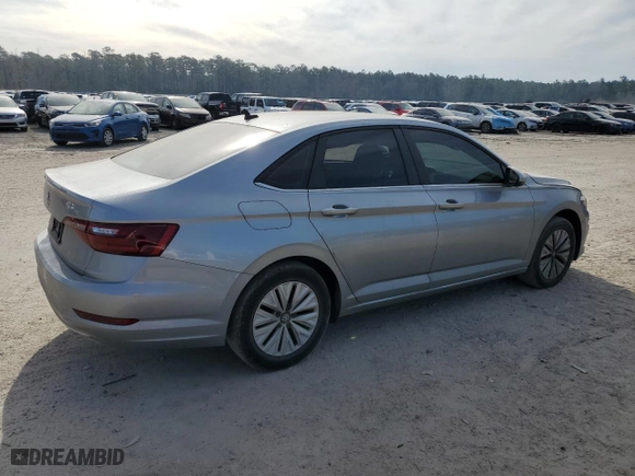 2020 Volkswagen Jetta S with VIN 3VWCB7BU3LM017809, listed as a Copart auction lot 46645805 with 34,091 mi miles and Salvage Title. Bid and sale history available at carsss.com. Image 3.