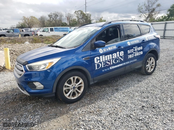 2018 Ford Escape SE with VIN 1FMCU0GD3JUC67441, listed as a Copart auction lot 86274134 with 101,667 mi miles and Salvage Title. Bid and sale history available at carsss.com. Image 1.