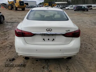2018 Infiniti Q50 3.0t Luxe with VIN JN1EV7AP1JM354635, listed as a Copart auction lot 45191065 with 58,914 mi miles and Salvage Title. Bid and sale history available at carsss.com. Image 6.