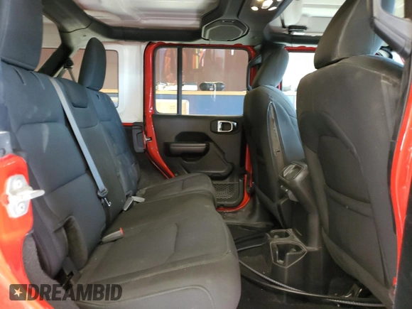 2021 Jeep Wrangler Unlimited Sport Altitude with VIN 1C4HJXDN3MW645713, listed as a Copart auction lot 86292884 with 58,072 mi miles and Salvage title. Bid and sale history available at DreamBid. Image 11.