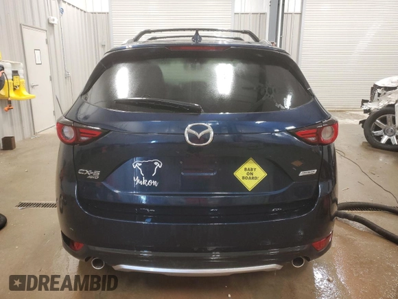 2018 Mazda CX-5 Grand Touring with VIN JM3KFBDM9J0472853, listed as a Copart auction lot 85109694 with Not Provided miles and Salvage Title. Bid and sale history available at carsss.com. Image 6.