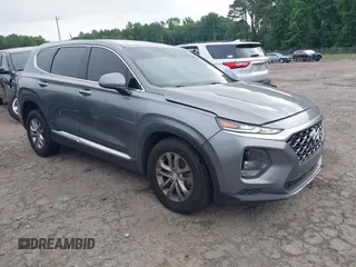 2019 Hyundai Santa Fe SE with VIN 5NMS2CAD0KH118011, listed as a IAAI auction lot 42313304 with 110,100 mi miles and . Bid and sale history available at DreamBid. Image 1.