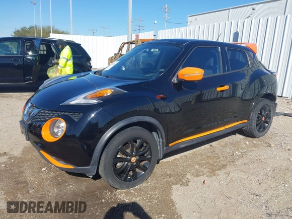 2015 Nissan Juke S with VIN JN8AF5MR0FT507629, listed as a IAAI auction lot 41803866 with 80,207 mi miles. Bid and sale history available at carsss.com. Image 19.