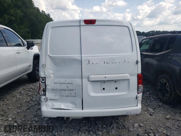 2020 Nissan NV200 S with VIN 3N6CM0KN8LK710834, listed as a Copart auction lot 60899215 with 34,803 mi miles and Salvage title. Bid and sale history available at DreamBid. Image 6.