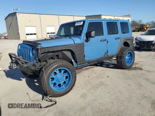 2007 Jeep Wrangler Unlimited X with VIN 1J4GA39107L229760, listed as a Copart auction lot 46644895 with 133,310 mi miles and Salvage Title. Bid and sale history available at DreamBid. Image 1.