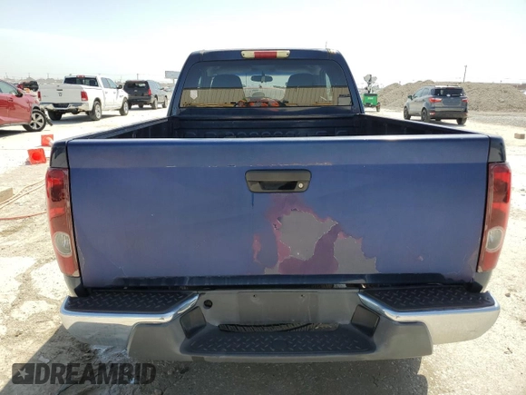 2004 GMC Canyon SLE Z71 with VIN 1GTDS196248166987, listed as a Copart auction lot 49807435 with 166,408 mi miles and Salvage Title. Bid and sale history available at carsss.com. Image 6.