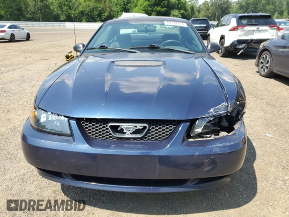 2002 Ford Mustang Standard with VIN 1FAFP40442F202944, listed as a Copart auction lot 62178415 with 124,619 mi miles and Salvage title. Bid and sale history available at DreamBid. Image 5.