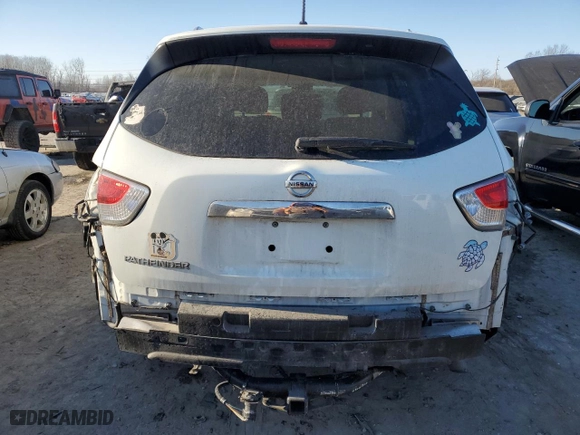 2016 Nissan Pathfinder SL with VIN 5N1AR2MN5GC627292, listed as a Copart auction lot 89304105 with 125,480 mi miles and Salvage Title. Bid and sale history available at carsss.com. Image 6.