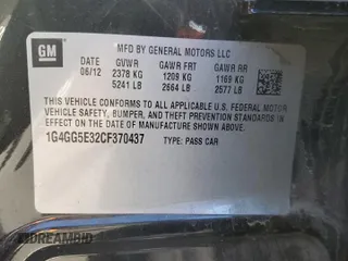 2012 Buick LaCrosse Premium 2 z VIN 1G4GG5E32CF370437, wystawiony jako Copart lot #80486164 z przebiegiem 116 758 mil mil oraz Szkoda całkowita • Salvage title. Historia ofert i sprzedaży dostępna na DreamBid. Obrazek 14.