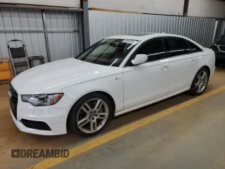 2015 Audi A6 3.0T Premium Plus with VIN WAUFGAFC3FN015727, listed as a Copart auction lot 48057025 with 0 mi miles and Clean Title. Bid and sale history available at carsss.com. Image 1.