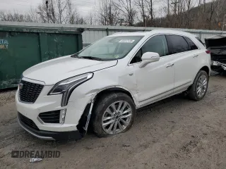 2022 Cadillac XT5 AWD Premium Luxury with VIN 1GYKNDR45NZ168236, listed as a Copart auction lot 43312125 with 72,240 mi miles and Salvage title. Bid and sale history available at DreamBid. Image 1.