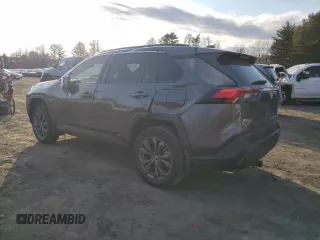 2024 Toyota RAV4 Hybrid XLE Premium with VIN 4T3B6RFV9RU155329, listed as a Copart auction lot 46131295 with 47,961 mi miles and Salvage Title. Bid and sale history available at DreamBid. Image 2.