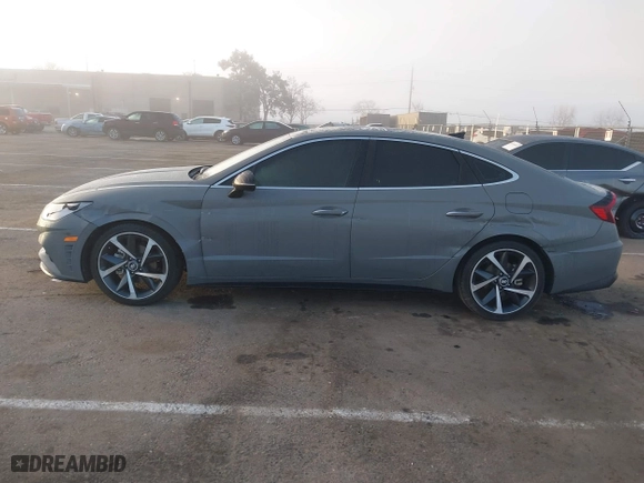 2023 Hyundai Sonata SEL Plus with VIN KMHL44J27PA289158, listed as a IAAI auction lot 41637385 with 25,951 mi miles. Bid and sale history available at carsss.com. Image 14.