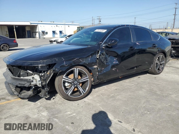 2024 Honda Accord Sport z VIN 1HGCY2F59RA059416, wystawiony jako Copart lot #57873285 z przebiegiem 13 617 mil mil oraz Szkoda całkowita • Salvage title. Historia ofert i sprzedaży dostępna na DreamBid. Obrazek 1.