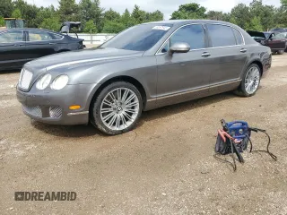 2010 Bentley Flying Spur с VIN SCBBP9ZA2AC064306, выставлен на аукционе Copart как лот 59297945 с пробегом 22 374 миль миль и Списание • Salvage title. История ставок и продаж доступна на DreamBid. Изображение 1.