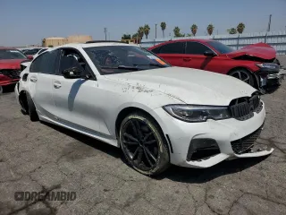 2022 BMW 3 Series 330i with VIN 3MW5R1J02N8C53220, listed as a Copart auction lot 62423015 with Not provided miles and Salvage title. Bid and sale history available at DreamBid. Image 4.