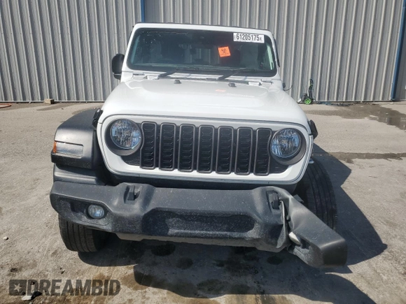 2024 Jeep Wrangler Sport with VIN 1C4PJXKN5RW237039, listed as a Copart auction lot 61205175 with 15,012 mi miles and Non repairable. Bid and sale history available at DreamBid. Image 5.