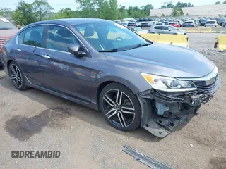 2016 Honda Accord Sport with VIN 1HGCR2F50GA028176, listed as a IAAI auction lot 42680065 with 69,402 mi miles and . Bid and sale history available at DreamBid. Image 1.