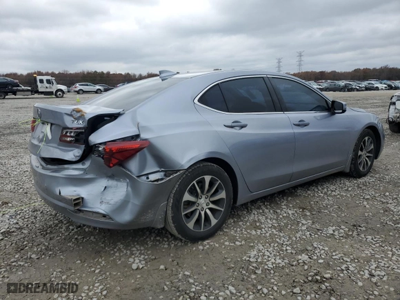 2015 Acura TLX with VIN 19UUB1F33FA017723, listed as a Copart auction lot 84424824 with 131,235 mi miles and Salvage Title. Bid and sale history available at carsss.com. Image 3.