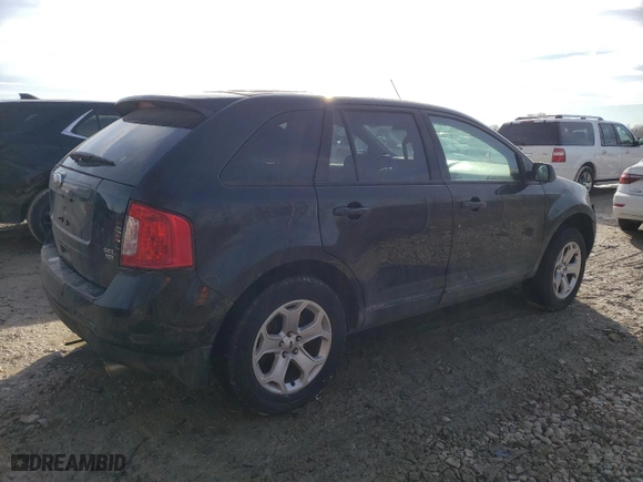 2012 Ford Edge SEL with VIN 2FMDK4JCXCBA93989, listed as a Copart auction lot 46285225 with 145,364 mi miles and Clean Title. Bid and sale history available at carsss.com. Image 3.