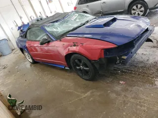 2004 Ford Mustang Deluxe with VIN 1FAFP44684F189081, listed as a Copart auction lot 59474985 with 249,812 mi miles and Salvage title. Bid and sale history available at DreamBid. Image 4.