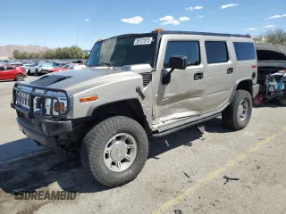 2004 Hummer H2 z VIN 5GRGN23U44H100473, wystawiony jako Copart lot #55121875 z przebiegiem 171 659 mil mil oraz Szkoda całkowita • Salvage title. Historia ofert i sprzedaży dostępna na DreamBid. Obrazek 1.