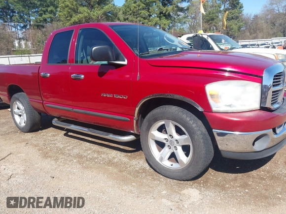 2007 Dodge 1500 ST with VIN 1D7HA18P77S187605, listed as a IAAI auction lot 41805478 with 156,414 mi miles and . Bid and sale history available at DreamBid. Image 1.