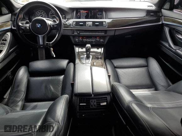 2015 BMW 5 Series 550i z VIN WBAKN9C55FD682331, wystawiony jako Copart lot #47356725 z przebiegiem 80 741 mil mil oraz Szkoda całkowita • Salvage title. Historia ofert i sprzedaży dostępna na DreamBid. Obrazek 8.
