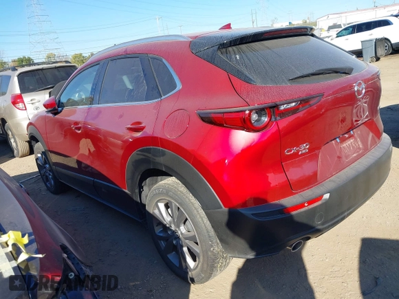 2024 Mazda CX-30 2.5 S Premium Package with VIN 3MVDMBDM0RM628115, listed as a IAAI auction lot 40679651 with 5,082 mi miles. Bid and sale history available at carsss.com. Image 3.